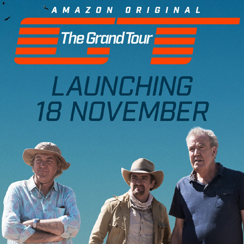 英自動車番組「トップ・ギア」の司会者３名が贈る新シリーズ「グランド・ツアー」Amazonプライム・ビデオにて、11/18より配信スタート