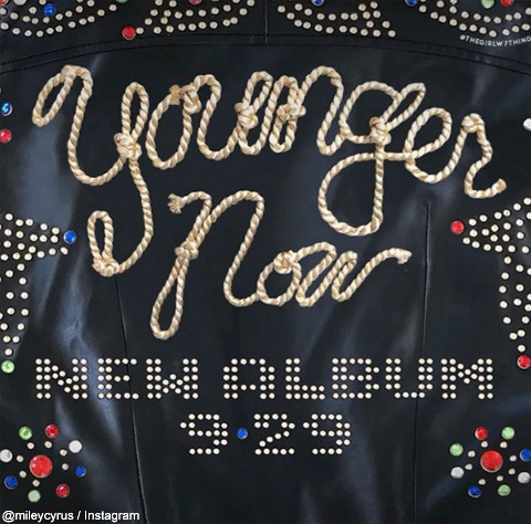 マイリ―・サイラス、ニューアルバム「Younger Now」を来月２９日にリリース