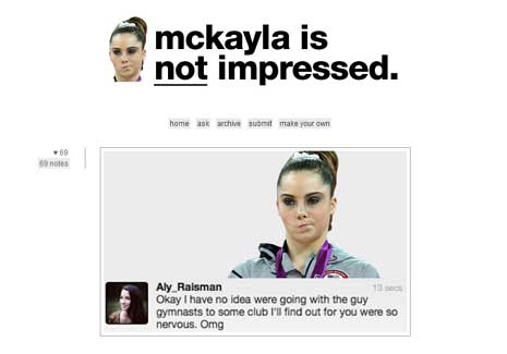 「mckayla is not impressed」より
