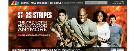 Stars Earn Stripes
NBC「Stars Earn Stripes」の公式サイトより