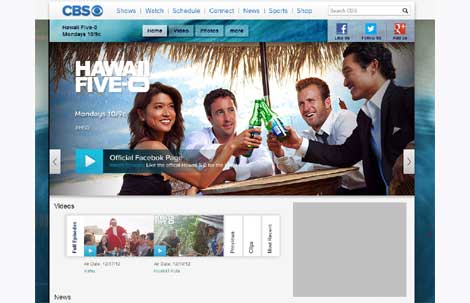 米CBS「Hawaii Five-0」サイト