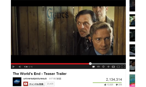 映画「The World’s End(原題)」