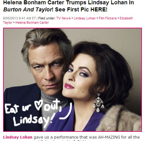 「Burton & Taylor」ドミニク・ウェスト、ヘレナ・ボナム=カーター