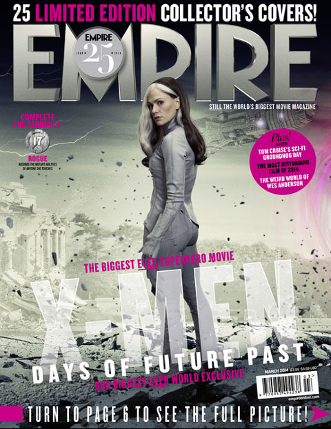 アナ・パキン演じるローグが表紙を飾ったEmpire誌