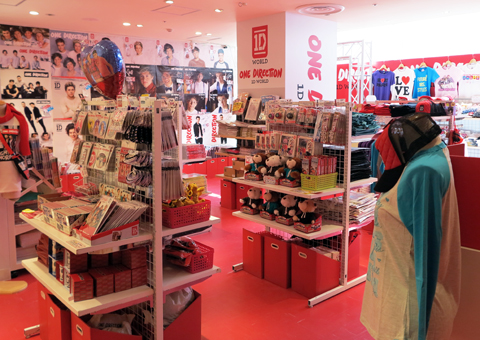 1D WORLDの店内