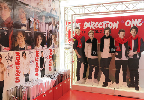 「1D WORLD」(東京)の店内