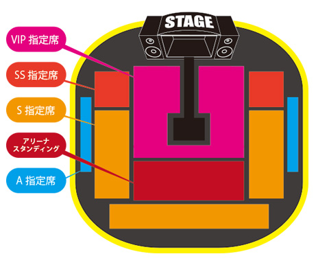 東京公演座席表イメージ