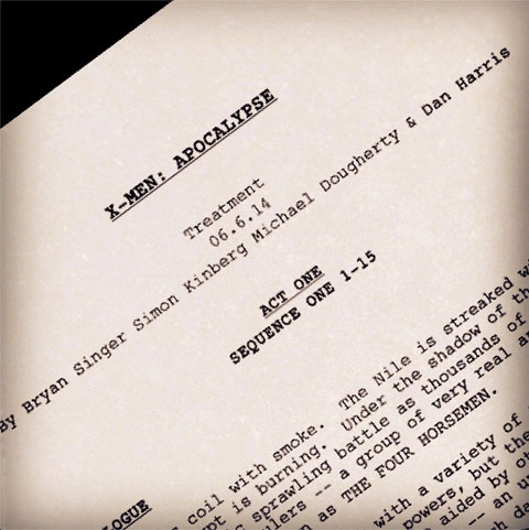 ブライアン・シンガーが公開した、「X-MEN」最新作の脚本