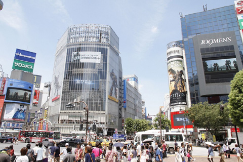 「トランスフォーマー」一色となった渋谷の様子