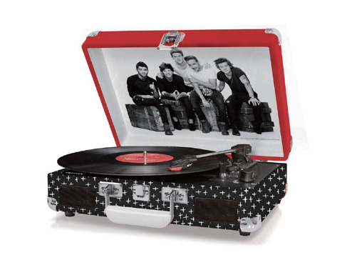Crosley Cruiser レコードプレイヤー(One Directionモデル)