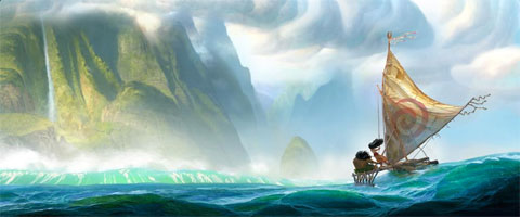 ディズニーが公開した「Moana」のビジュアル