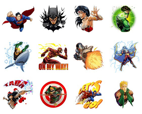 「Justice League」スタンプ