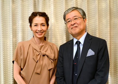 小林章夫氏（写真右）と渡辺真理氏（同左）