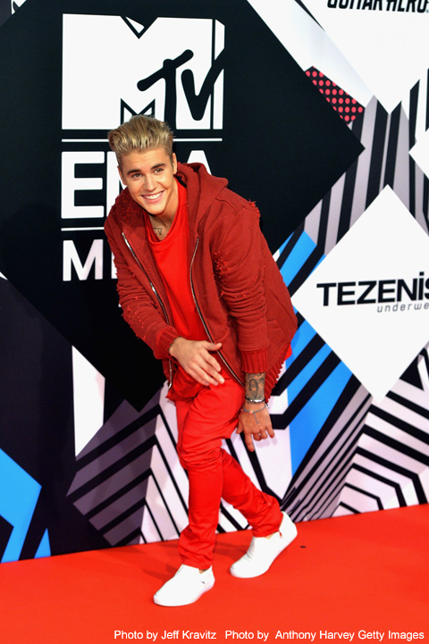 「2015 MTV EMAs」出演時の
ジャスティン・ビーバー