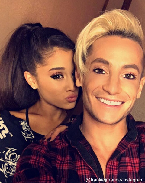 アリアナ・グランデと兄フランキー @frankiejgrande/instagram