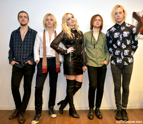 R5(左から:ロッキー、ロス、ライデル、ラトリフ、ライカー)　/ (c)TVGroove.com