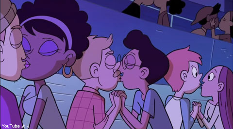 ディズニーチャンネルが、初めて放送した男性キャラクター同士のキス