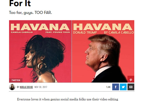 カミラ・カベロの「Havana」をカバーした（！？）トランプ大統領