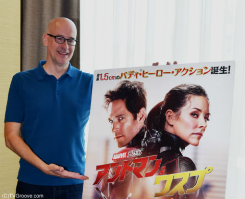 映画 アントマン ワスプ ペイトン リード監督 来日インタビュー 劇中に日本の人気キャラ ハローキティ が登場する意味とは 海外ドラマ セレブニュース Tvグルーヴ モバイル版