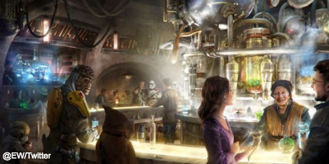 米ディズニーランドで飲酒が可能に！ 新エリア「Star Wars: Galaxy’s Edge」に酒場が完成予定