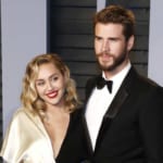 マイリー・サイラスと、リアム・ヘムズワース