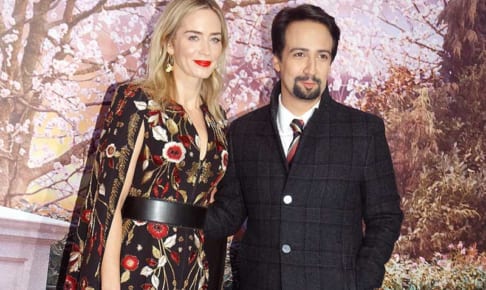 エミリー・ブラントとリン＝マニュエル・ミランダ