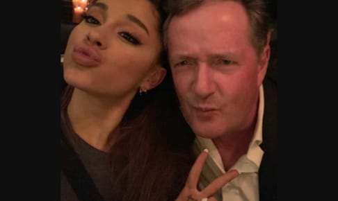 アリアナ・グランデと、ピアーズ・モーガン
