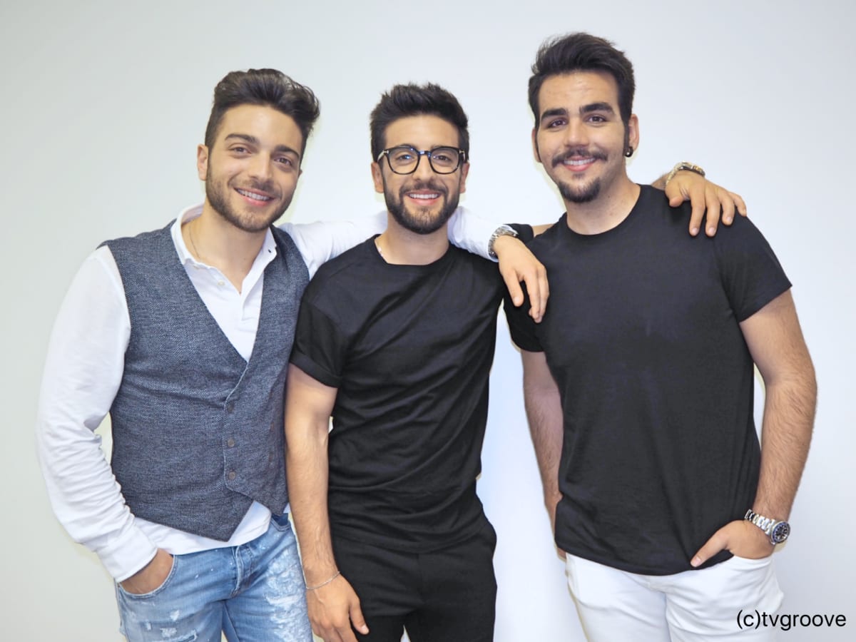 Il Volo （左から）ジャンルカ、ピエロ、イニャツィオ