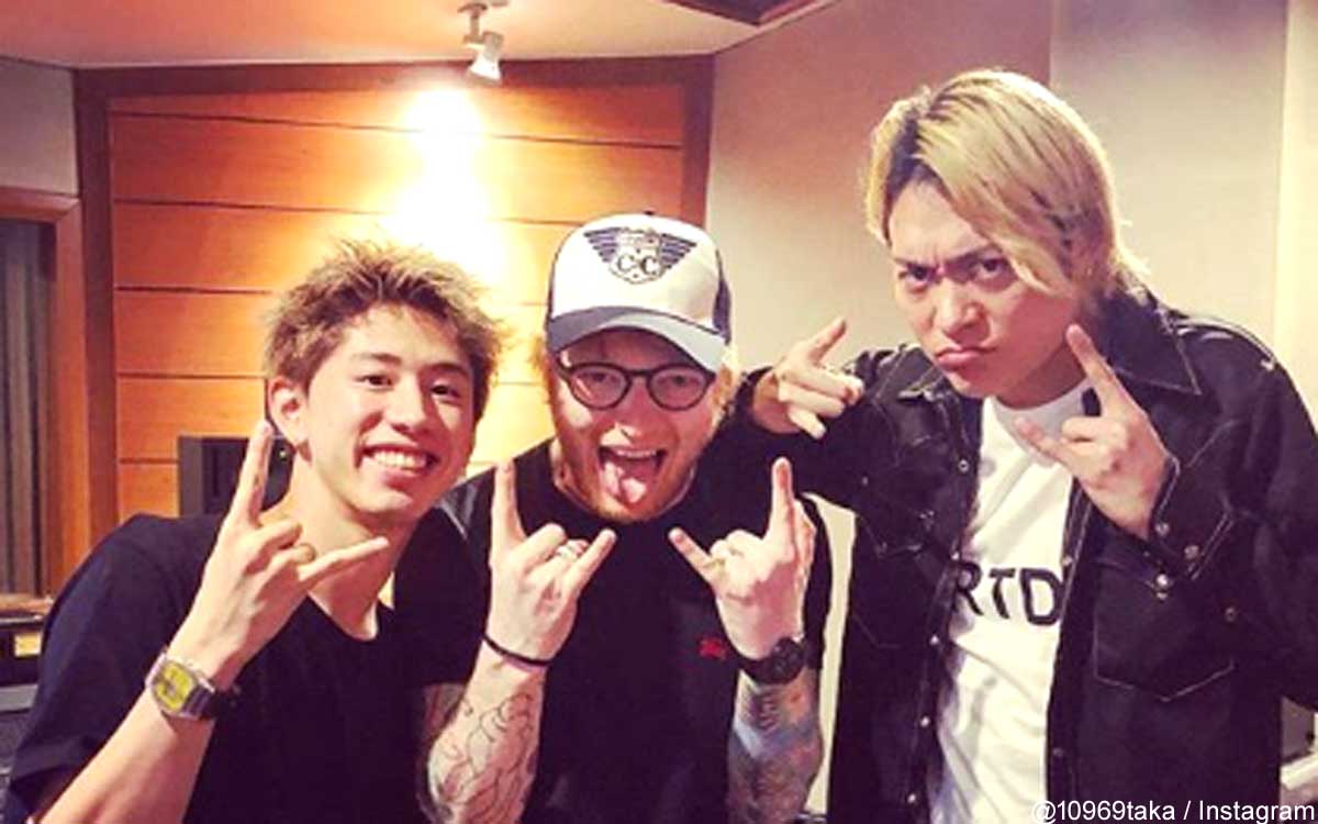 One Ok Rock Taka エド シーランとコラボ曲２曲を制作中であることを明かす エドは日本語で歌いたがっているんだ Tvgroove