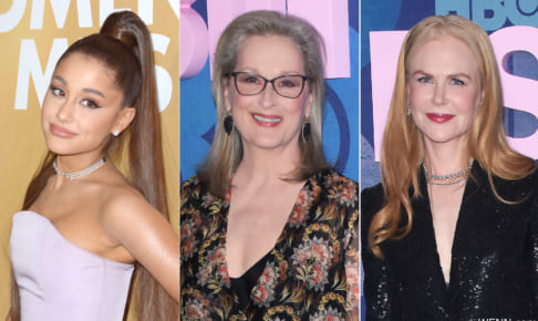 左からアリアナ・グランデ、メリル・ストリープ、ニコール・キッドマン