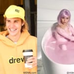 ジャスティン・ビーバーと、マイリー・サイラス
