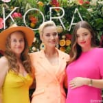 左からアンジェラ・ハドソン（ケイティの姉）、ケイティ・ペリー、ミランダ・カー