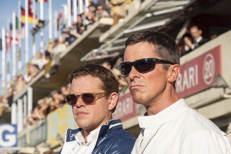 Matt Damon and Christian Bale in Twentieth Century Fox’s FORD V. FERRARI.