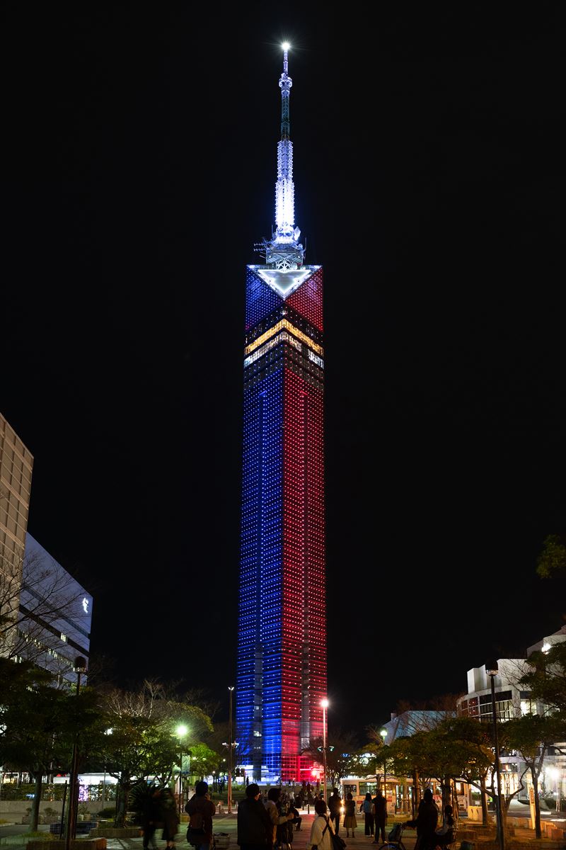 モニュメントライティング_福岡タワー