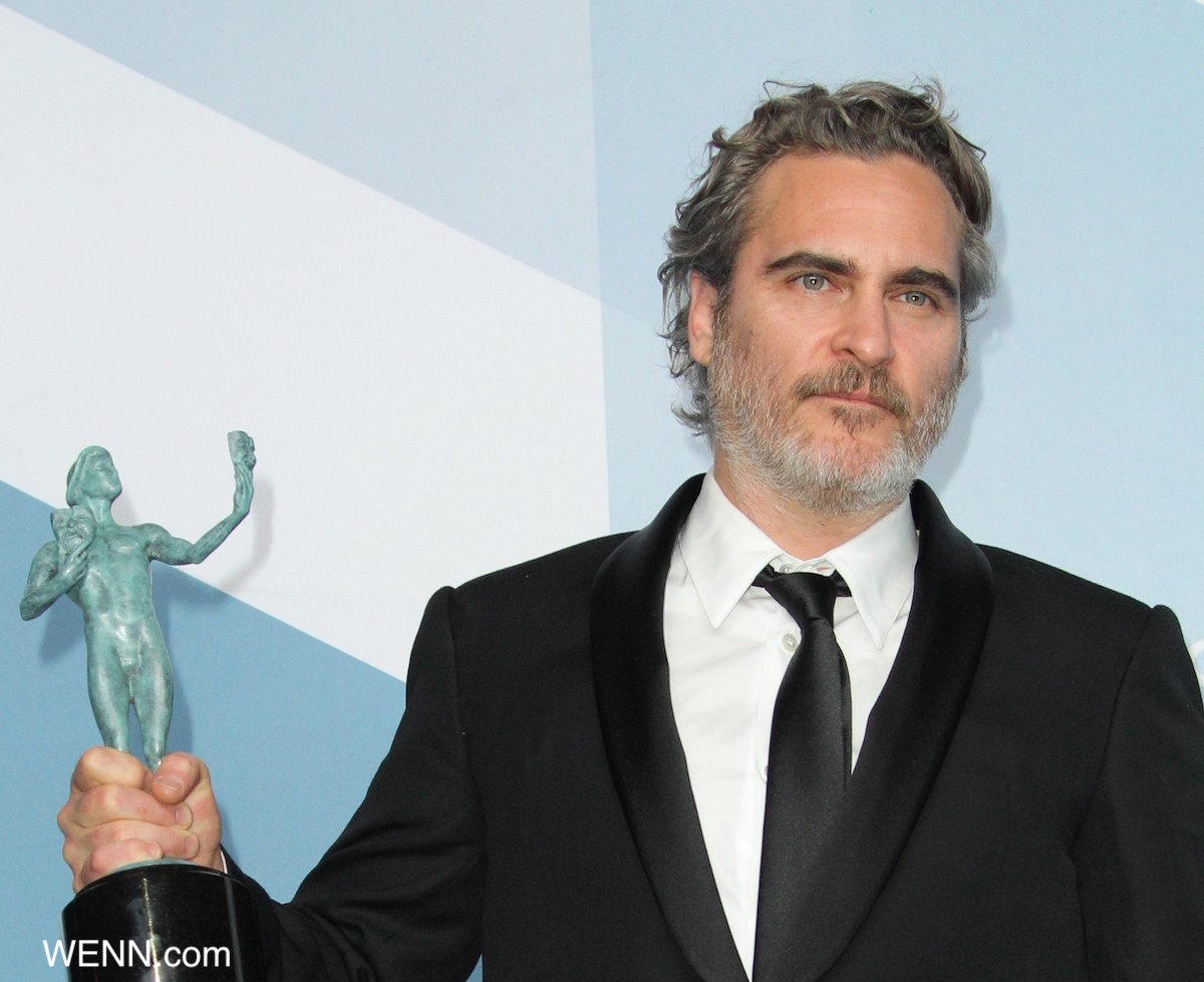 26th Annual SAG Awards Press Room 2019 held at Shrine Auditorium in Los Angeles California. Featuring: Joaquin Phoenix Where: Los Angeles, California, United States When: 19 Jan 2020 Credit: Adriana M. Barraza/WENN