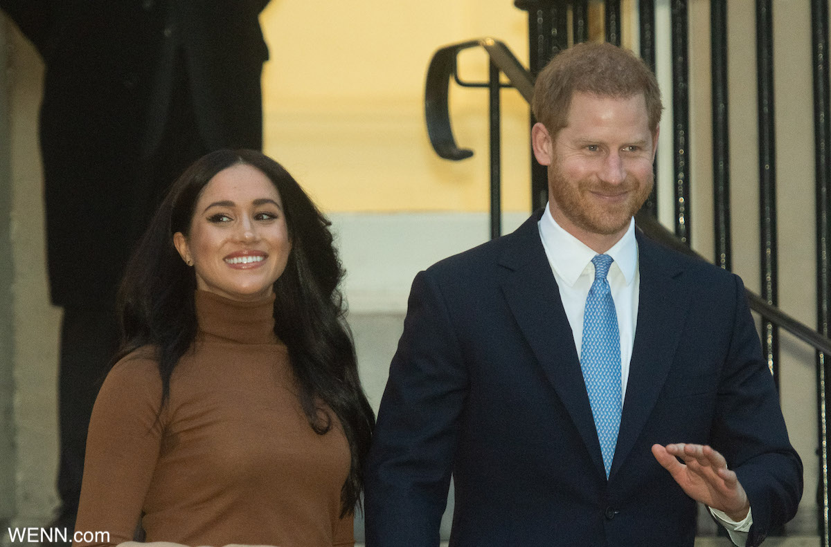 HRH The Duke and Duchess of Sussex depart after visiting The Canadian High Commissioner to the UK, Janice Charette at the Canadian High Commission at Canada House, London, England, UK on Tuesday 7 January, 2020. Picture by Justin Ng/UPPA/Avalon Featuring: Prince Harry, Meghan Markle Where: London, England, United Kingdom When: 07 Jan 2020 Credit: WENN/Avalon **WENN/Avalon**