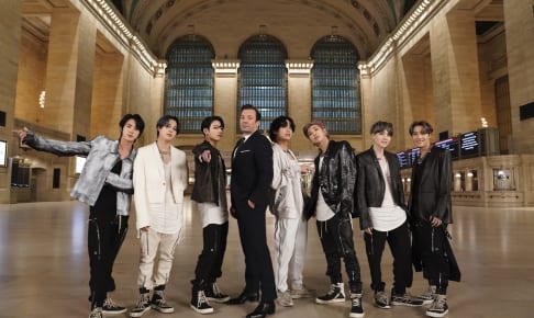 「The Tonight Show Starring Jimmy Fallon 」よりBTSとジミー・ファロン Andrew Lipovsky/NBC'