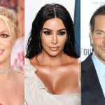 左からブリトニー・スピアーズ、キム・カーダシアン、ブラッドリー・クーパー