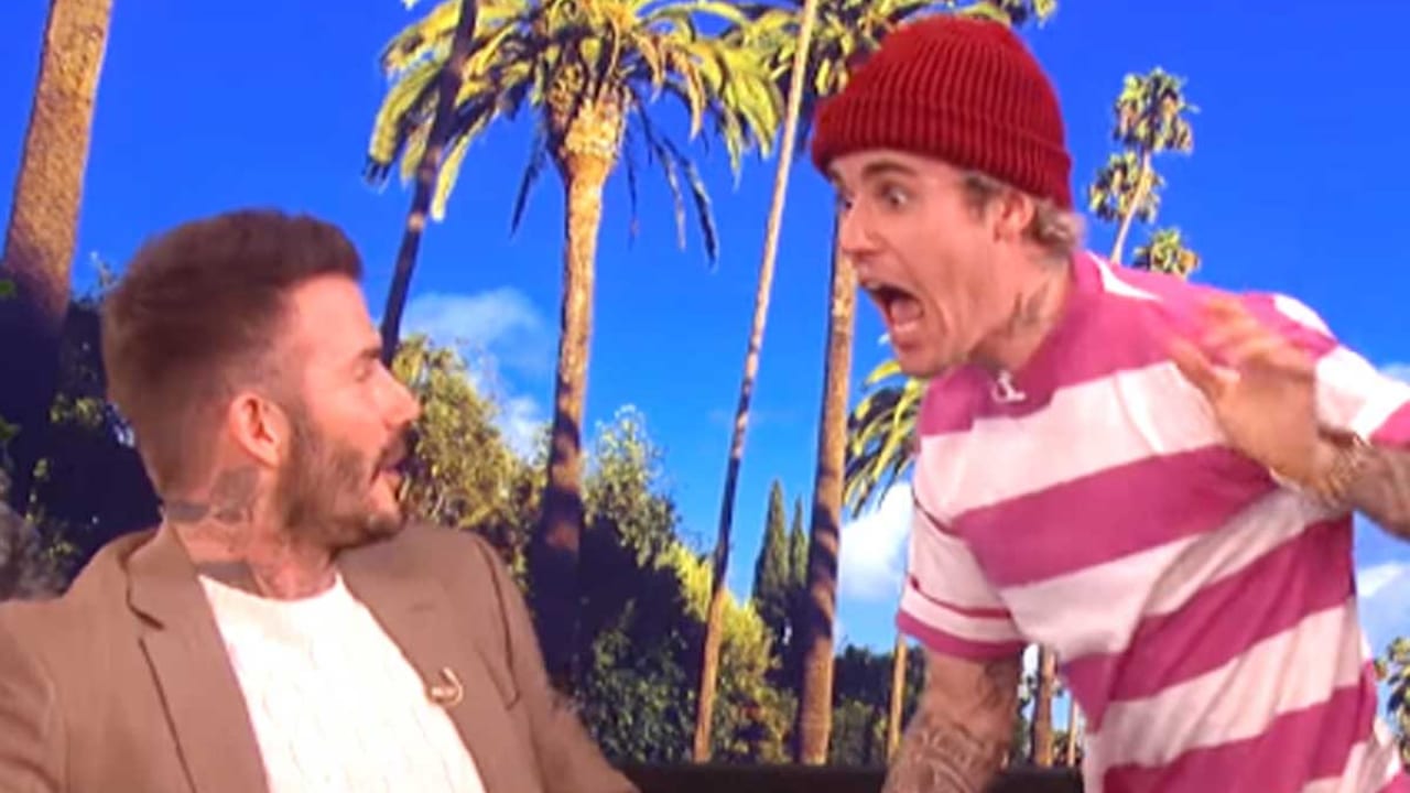 ジャスティン ビーバーが あのデヴィッド ベッカムにどっきりを仕掛ける 目の前に飛び出したジャスティンにベッカムの反応は 動画あり Tvgroove