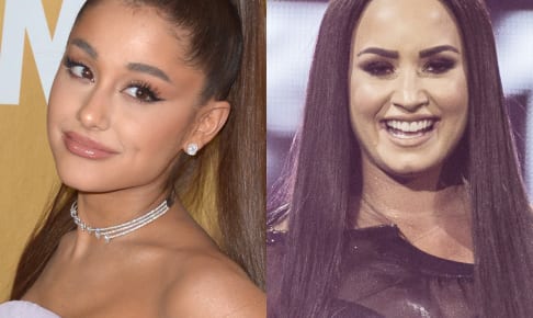 アリアナ・グランデ（左）、デミ・ロヴァート