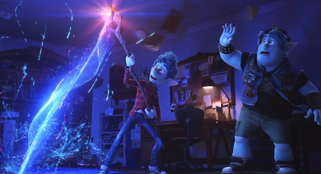 ピクサー『2分の1の魔法』　アメリカ劇場用オリジナル両面　ティーザーポスター fit=scale-down,w=1200