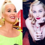 ケイティ・ペリー（左）、マドンナ