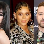 左からカミラ・カベロ、ビヨンセ、ジャスティン・ティンバーレイク