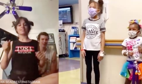 こども病院の患者さんたちとビデオチャットを行ったカミラ・カベロ＆ショーン・メンデス