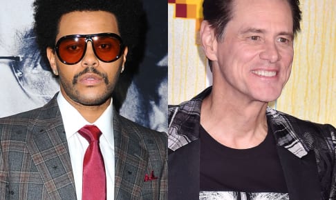 ザ・ウィークエンド（左）、ジム・キャリー