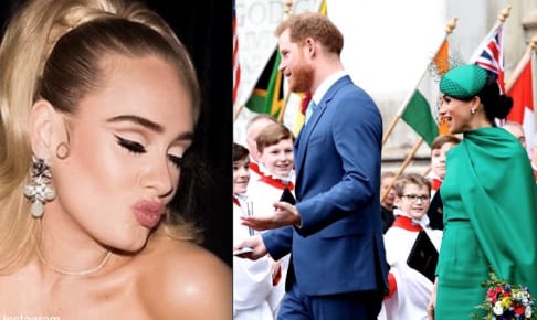 アデルとメーガン妃とヘンリー王子