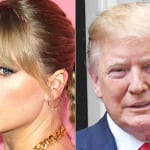 テイラー・スウィフトと、ドナルド・トランプ米大統領