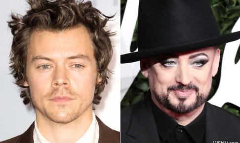 ハリー・スタイルズと、ボーイ・ジョージ