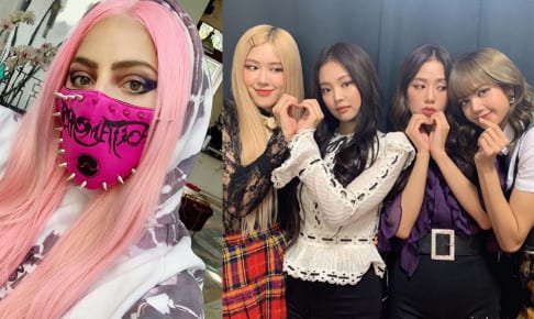 レディー・ガガ（左）、BLACKPINK