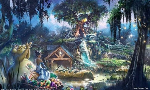 テーマを『プリンセスと魔法のキス』に変更したイメージ画像